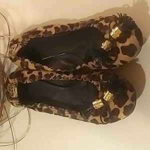 Tory Burch leopard flats